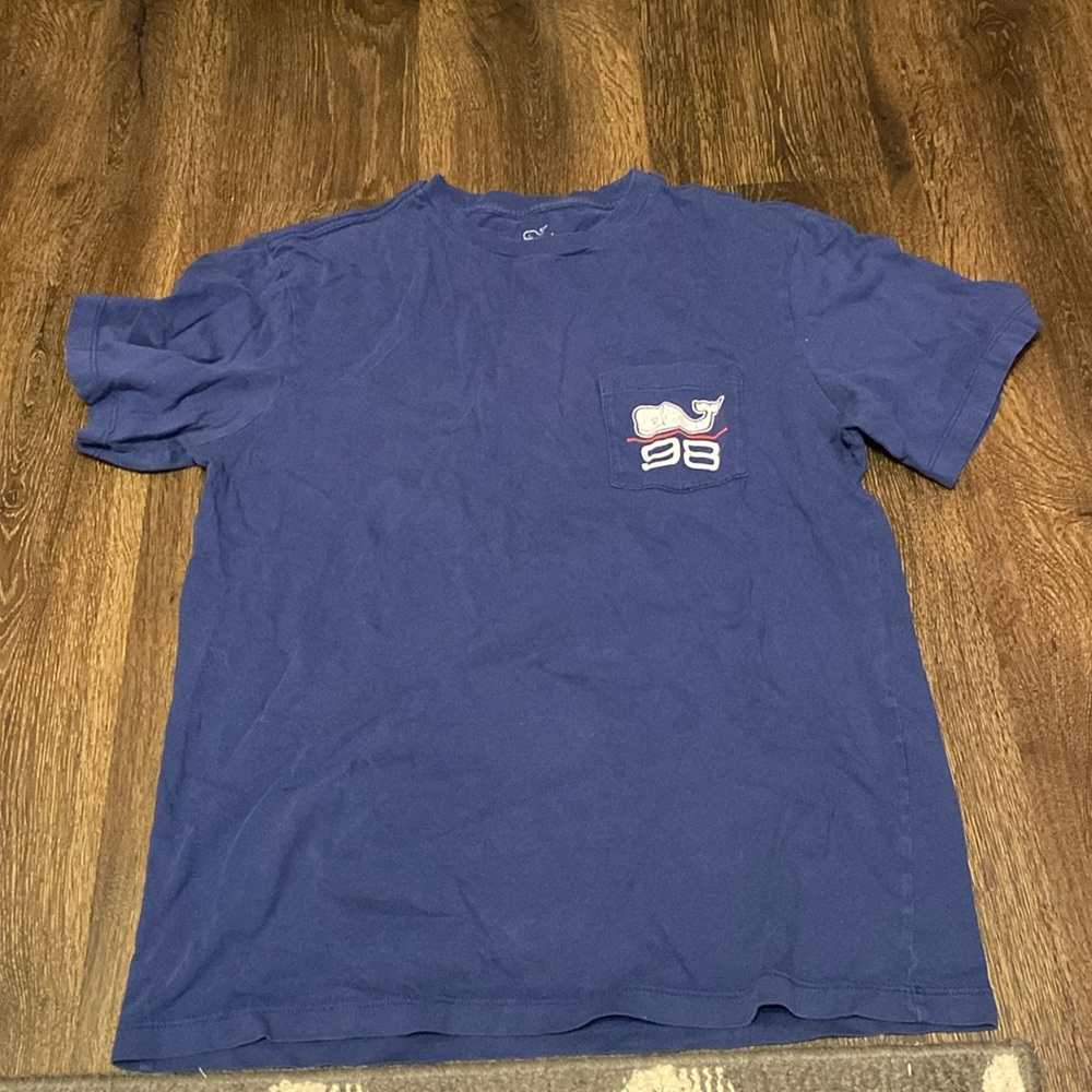 navy blue shirt